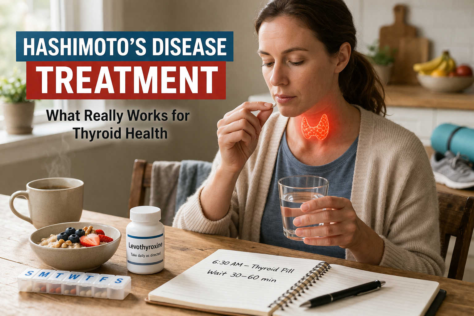Hashimotoโs Disease Treatment: What Actually Helps, What to Expect, and Whether It Can Be Cured
